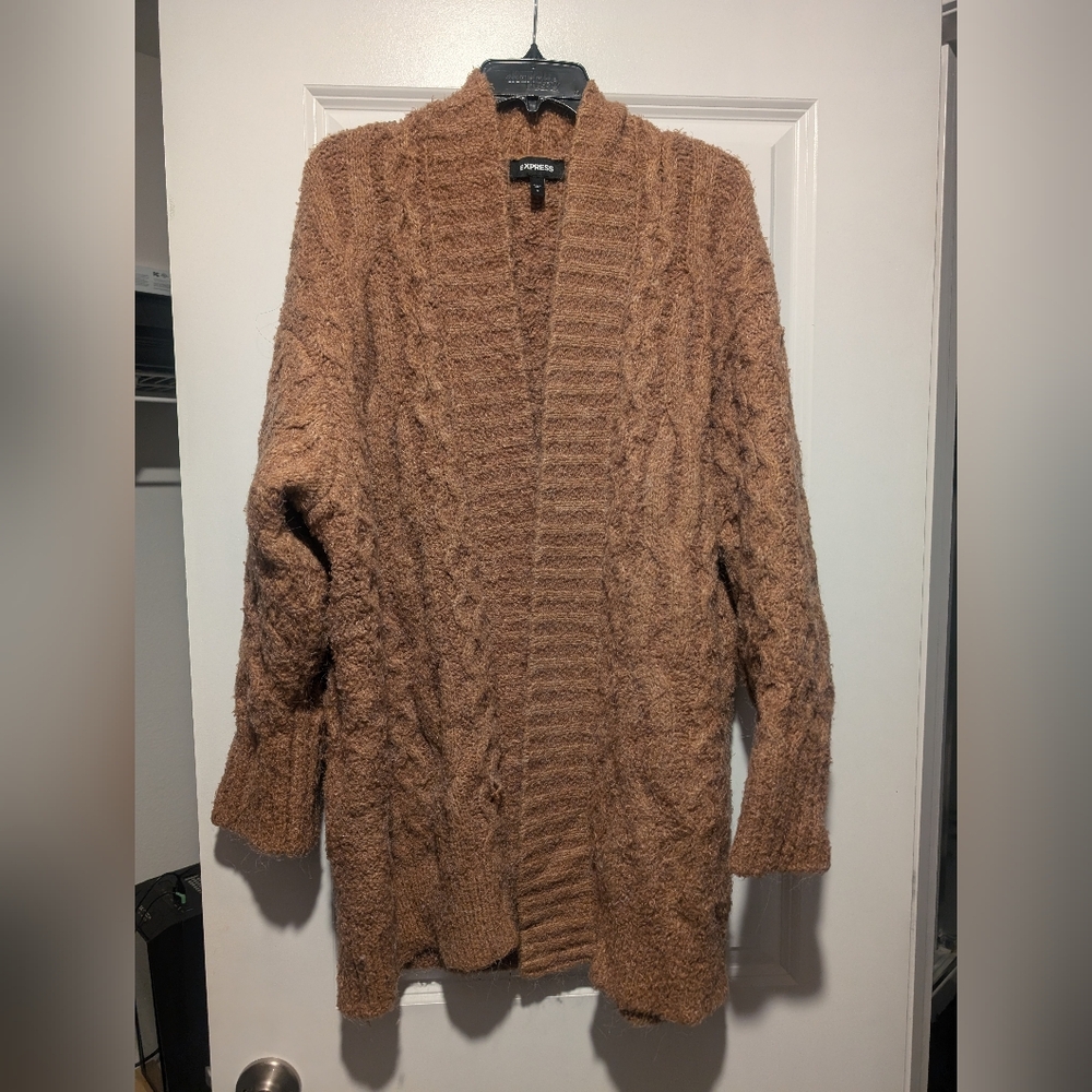 Express chunky knit oversized sweater size small